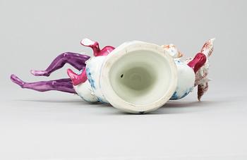 A Peter Strang porcelain figure, 'Titania mit Zettl', Meissen, Germany.