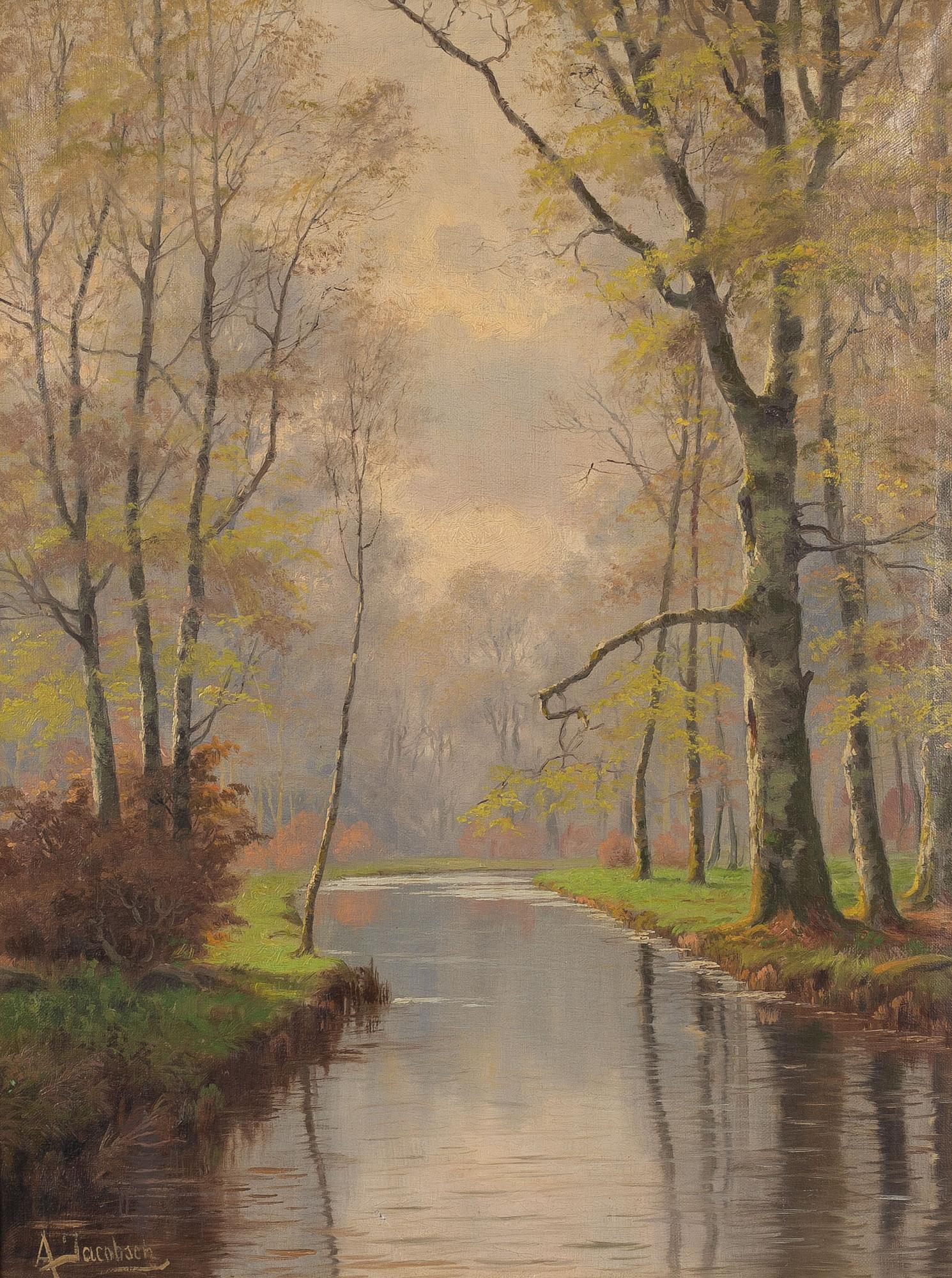 August Jacobsen, River.