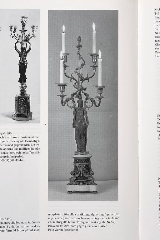 Kandelaber, för fyra ljus, Parisarbete, François Rémonds art, 1700-talets slut, Louis XVI.