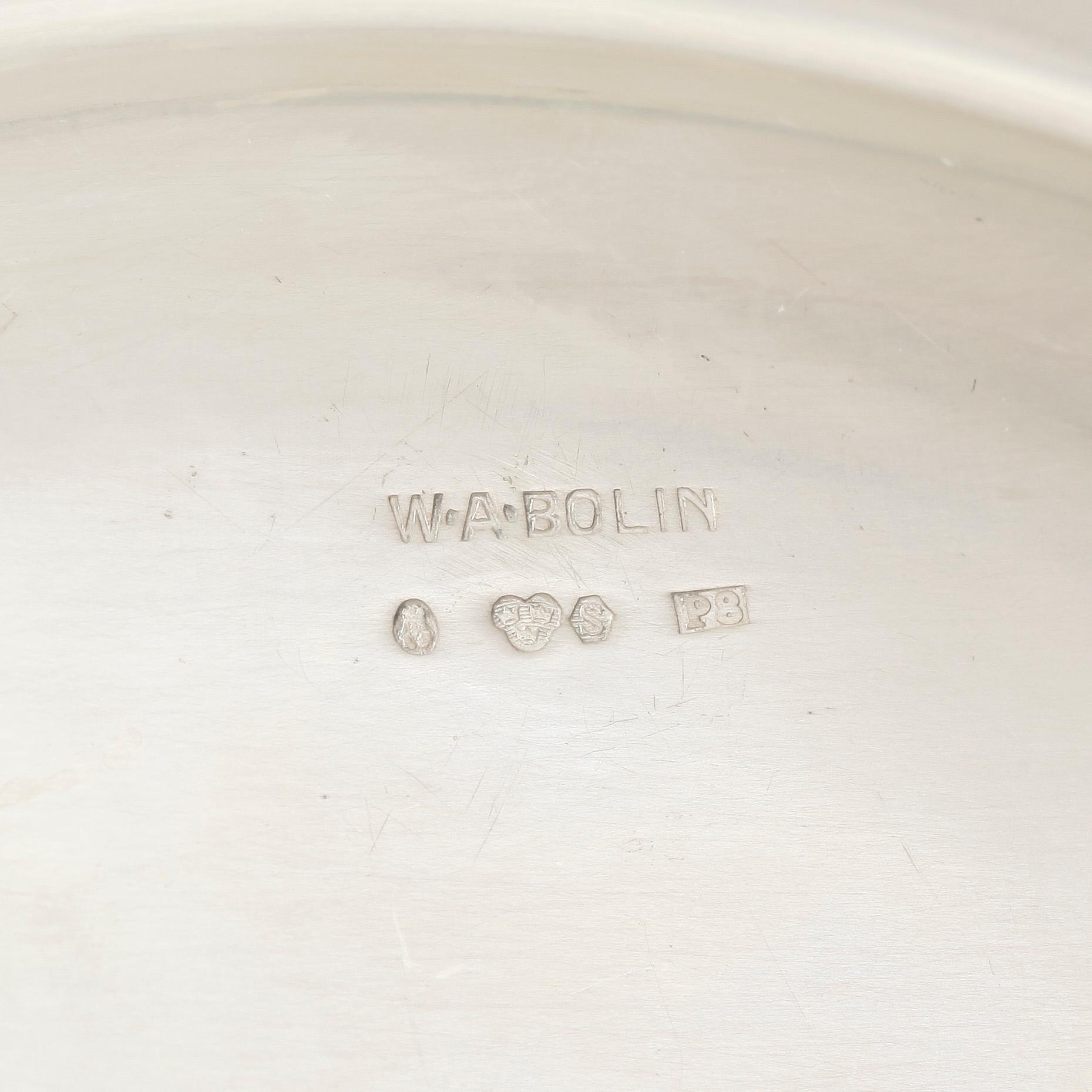 DIVERSE BESTICK SAMT 4+6 ASSIETTER, bla WA. Bolin, Stockholm 1941-42. Tot ca 1740 gram.