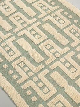 Sigvard Bernadotte, A CARPET, knotted pile in relief, ca 178 x 112 cm, signed SB (Sigvard Bernadotte).