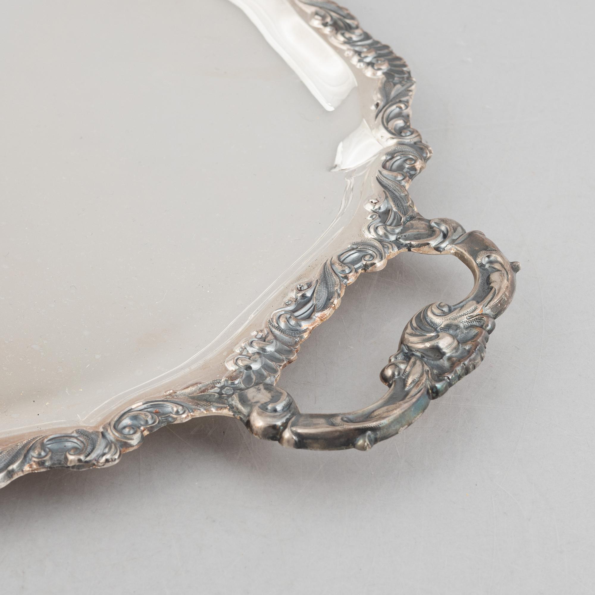 A silver tray, Kultakeskus, Hämeenlinna, Finland 1980.