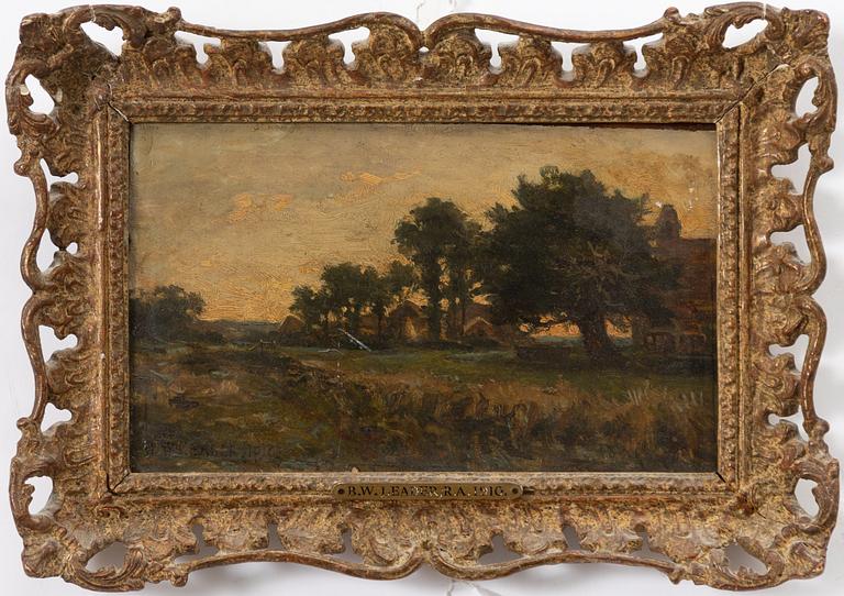 Benjamin Williams Leader, The old churchyard.