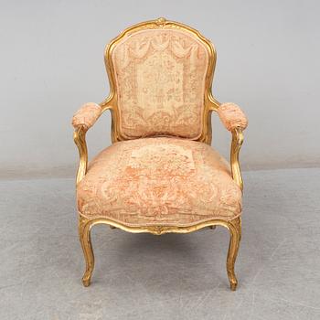 A Swedish Rococo 18th century armchair.