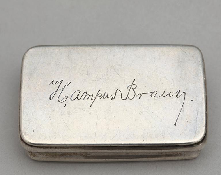 DOSOR, 19 st, silver, olika nationaliteter, 1800-1900-tal. Total vikt ca 364 g.
