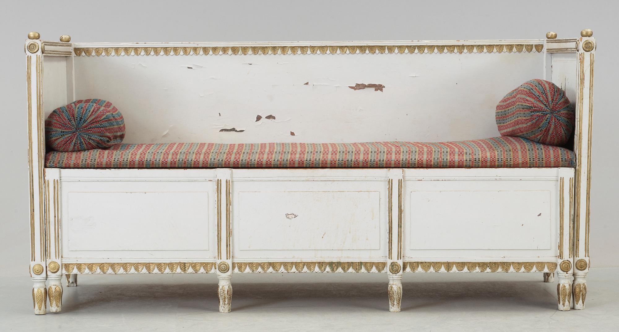 SOFFA, sengustaviansk, omkring 1800.