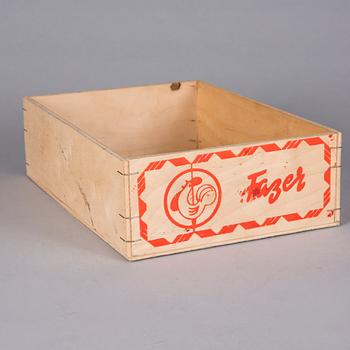 TRYCKPLÅTAR, 3 st, DOSA och LÅDA, Karl Fazer, Helsingfors.