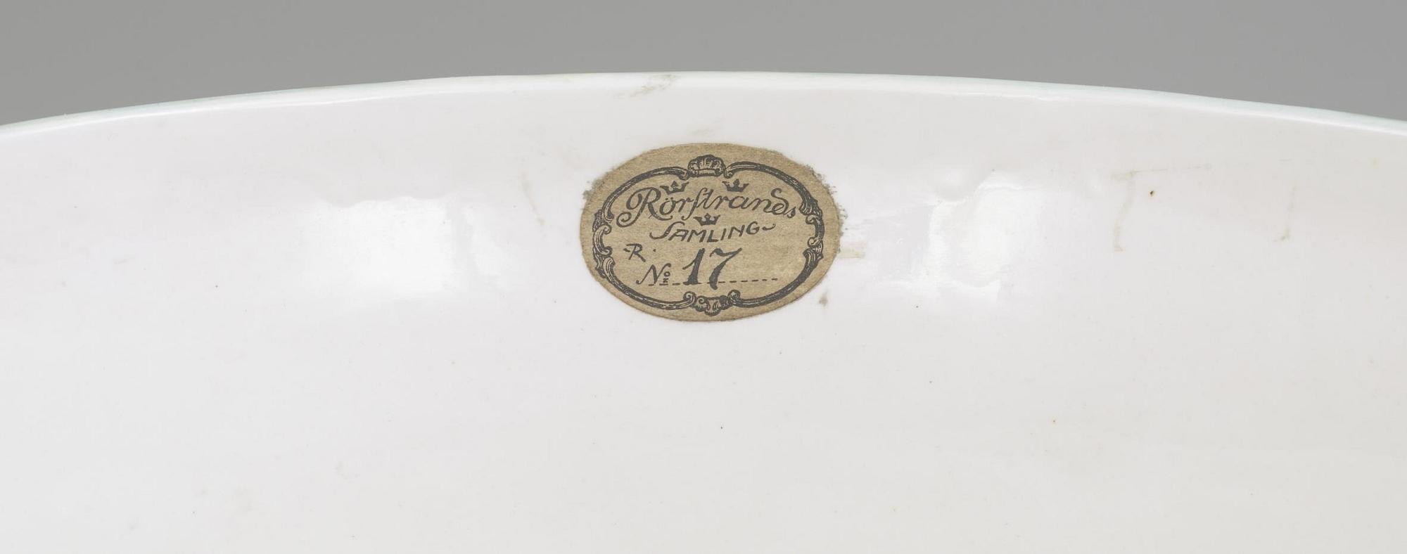 KARL LINDSTRÖM, praktvas, Rörstrand 1897.