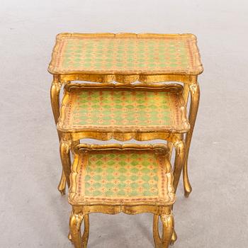 Satsbord Louis XV-stil, Paoletti, Florens Italien, 1900-talets mitt.