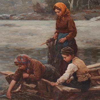 Jahn Ekenaes, Family fishing.