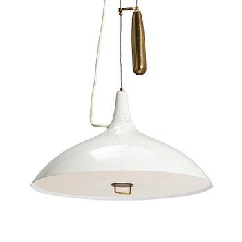 Paavo Tynell, a mid-20th century 'A 1965' pendant light for Idman.