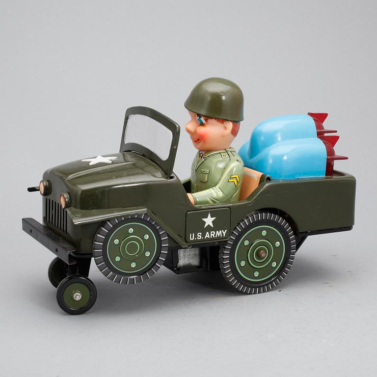 LEKSAKSBILAR, 4 st, bla Lego och Modern Toys, 1900-talets andra hälft.