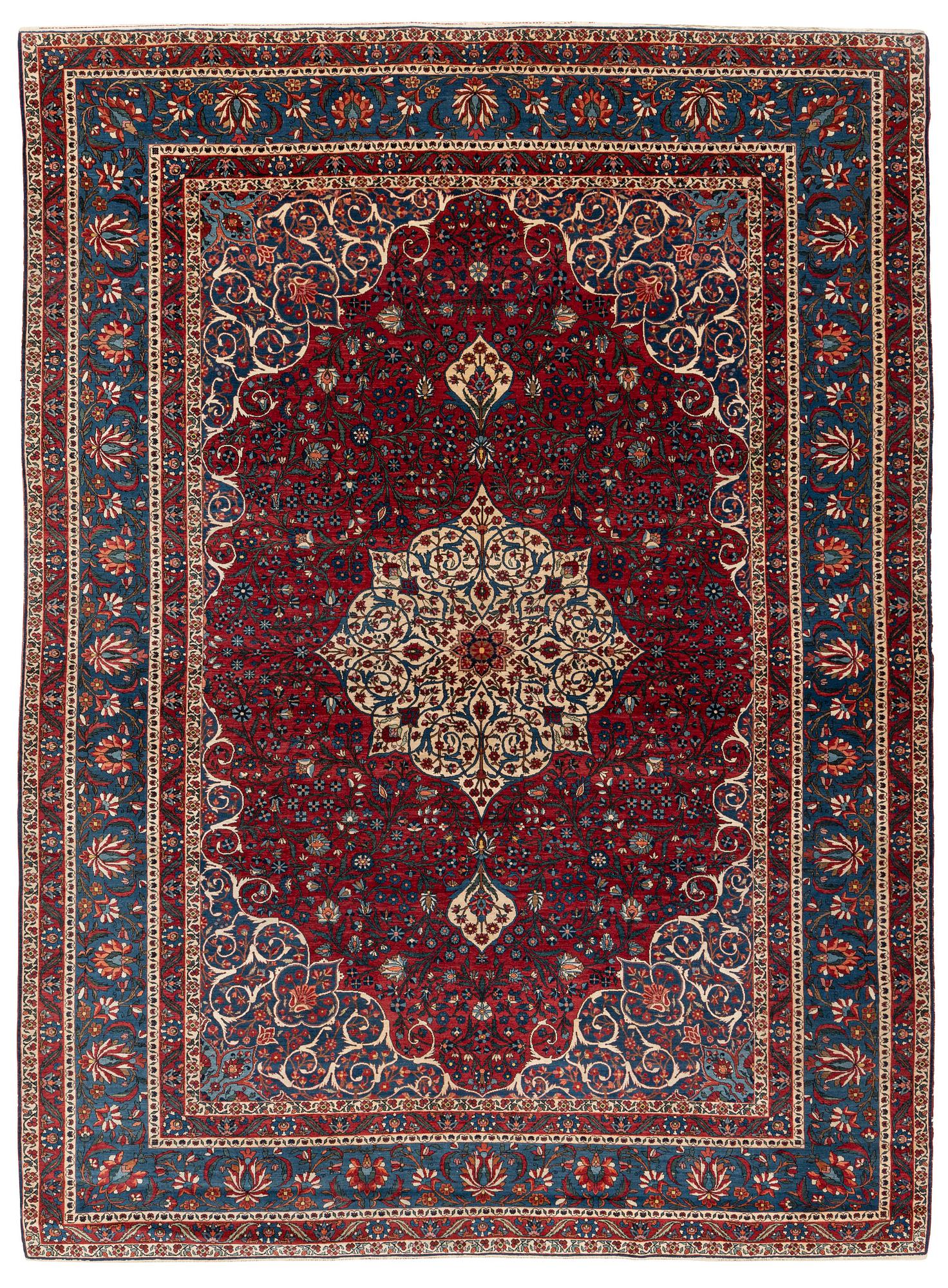 A carpet, semi-antique, Chāl Shotor, ca 421,5 x 316 cm.