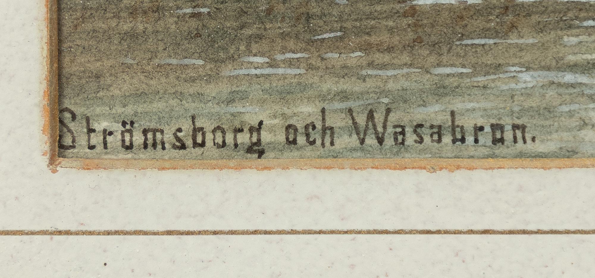 Fredrik Isberg, "Strömsborg and the Wasabron".