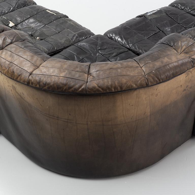 A 'DS-11' modular sofa, De Sede, 1970's.
