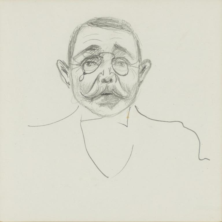 Albert Engström, Portrait of a Man.