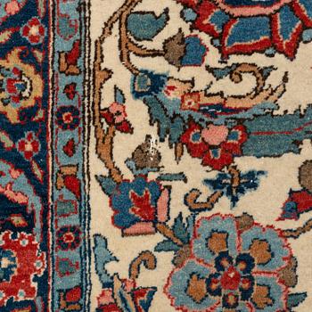 A carpet, semi-antique, Qum, ca 433 x 323 cm.