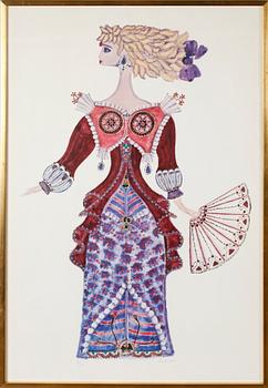 MAX WALTER SVANBERG, färglitografi, signerad och numrerad 32/300.