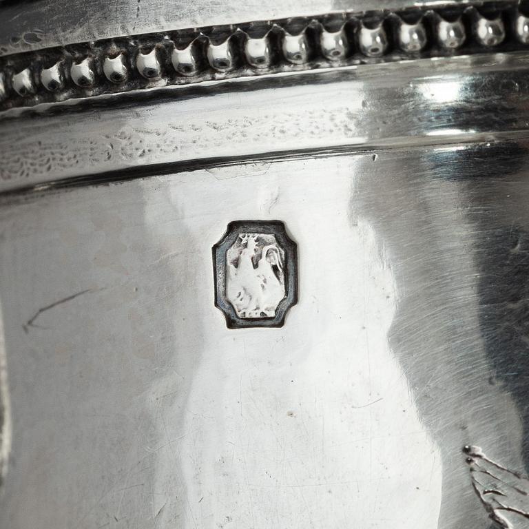 A French silver jug, mark of Jean-Pierre Nicolas Bibron, Paris (active circa 1798-1809).