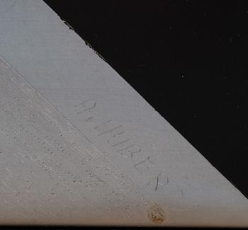 ALEXIUS HUBER, blandteknik, signerad och daterad -72.