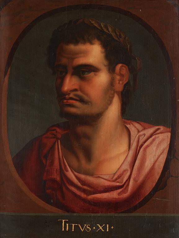 Peter Paul Rubens Follower of, Roman emperors (11).