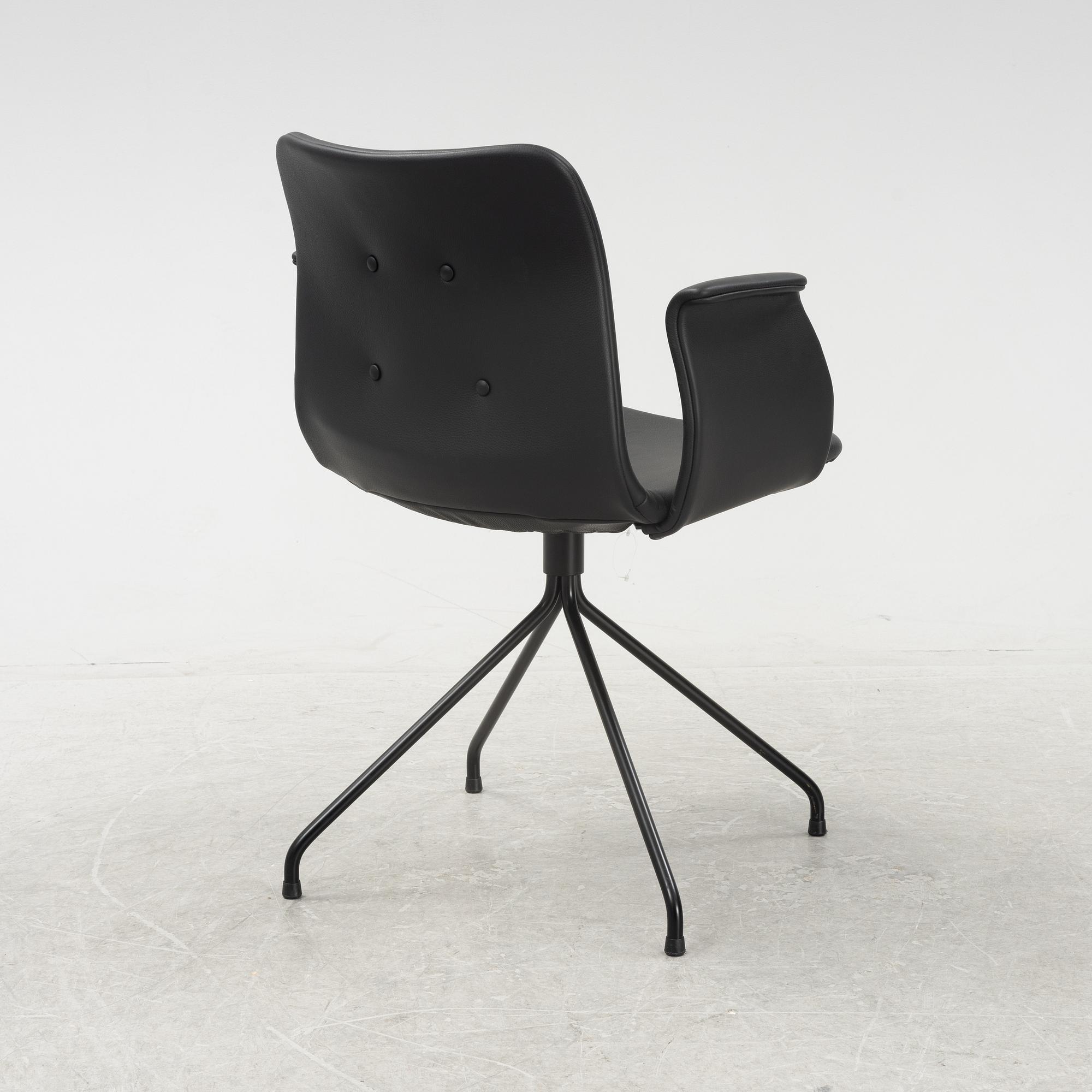 A 'Primum' swivel chair from Bent Hansen, Denmark.