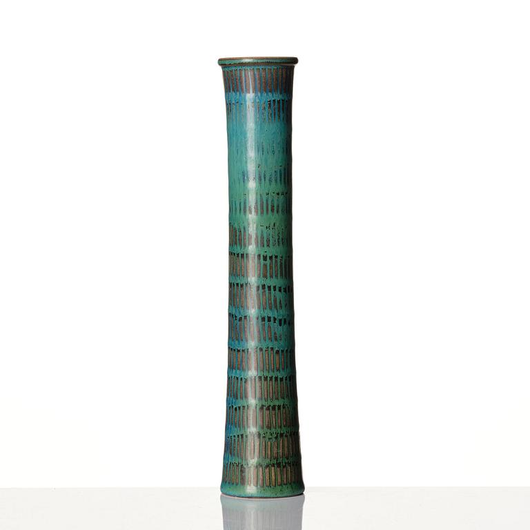 Stig Lindberg, a stoneware vase, Gustavsberg Studio, 1964.