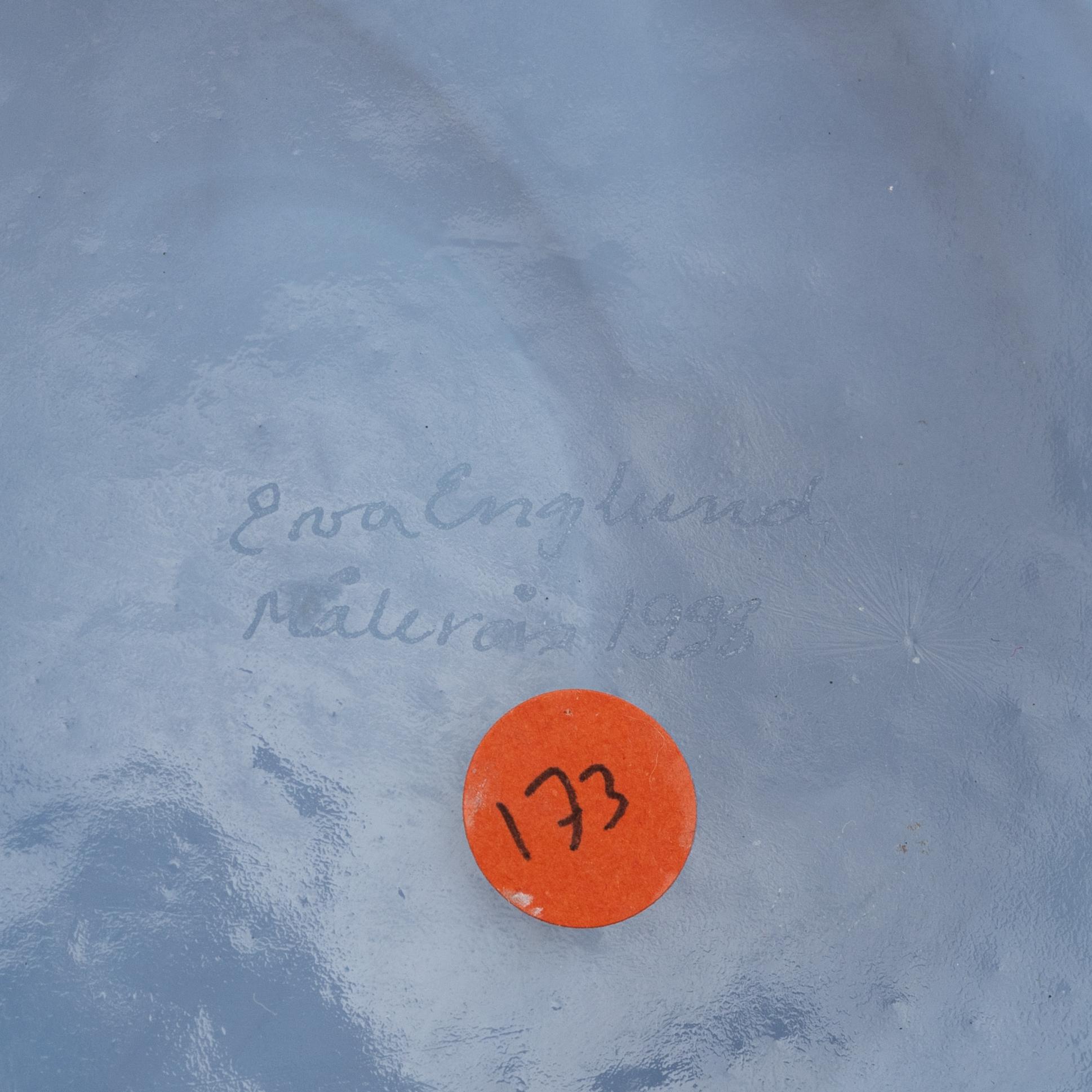 Eva Englund, a bowl, Målerås, 1998.