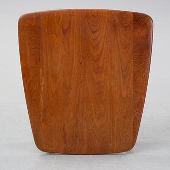 A teak and rattan 'Minerva' coffee table by Peter Hvidt & Orla Mølgaard Nielsen, 1950/60's.