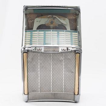 Jukebox, Wurlitzer, modell 2104, Rudolph Wurlitzer Company, North Tonawanda, New York, USA, 1957.