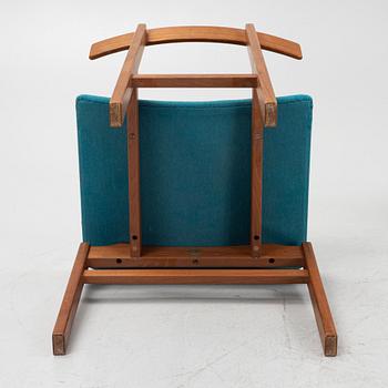 Inger Klingenberg, three model 193 teak chairs, France & Son, 1960's.