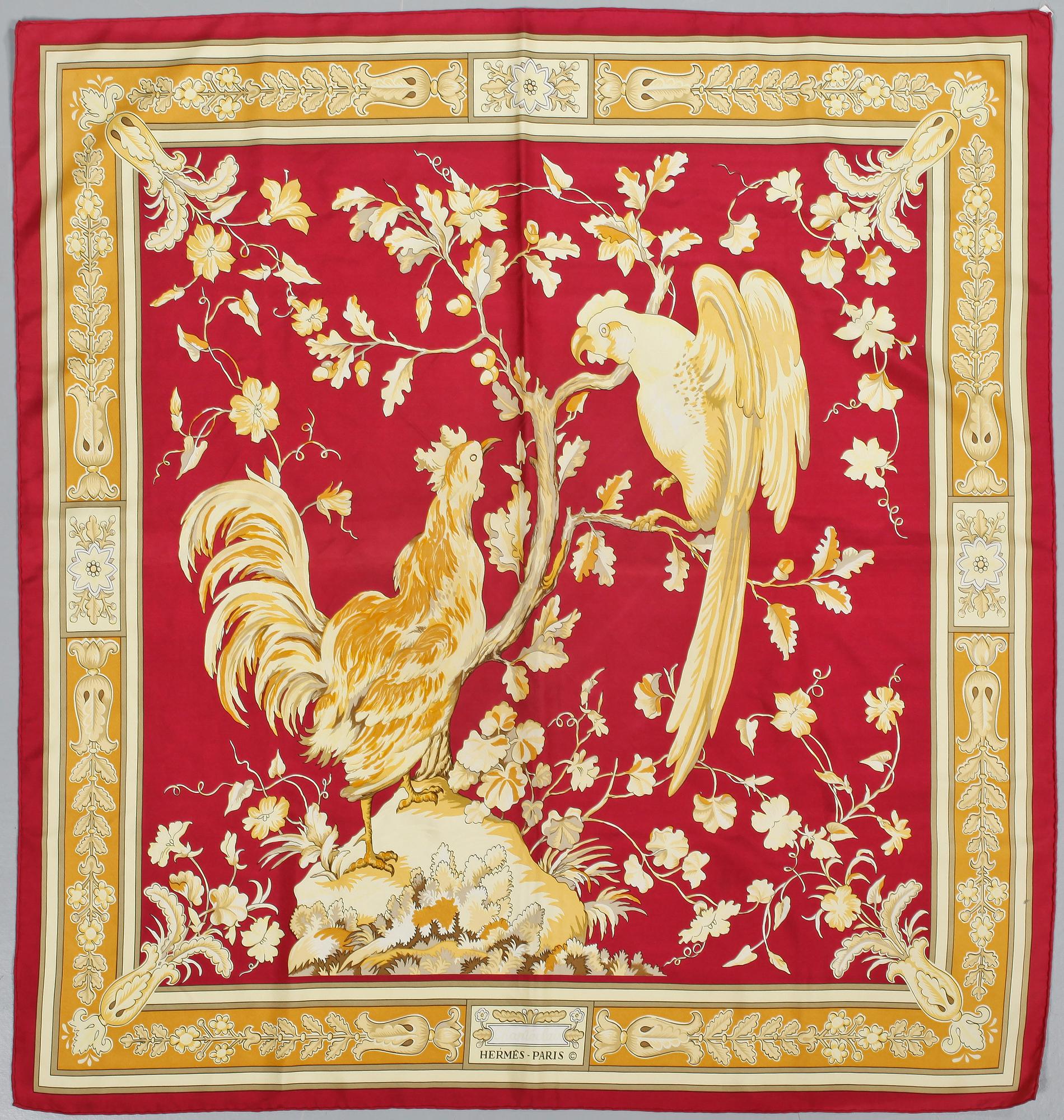 SCARF, Hermès, "Chanteclair".