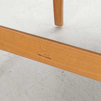 Bruno Mathsson, armchairs, a pair, "Eva", Bruno Mathsson International, Värnamo, second half of the 20th century.