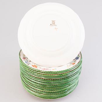 A 132-piece set of 'Chinese Rose' tableware, Copeland Spode, England 1930s.