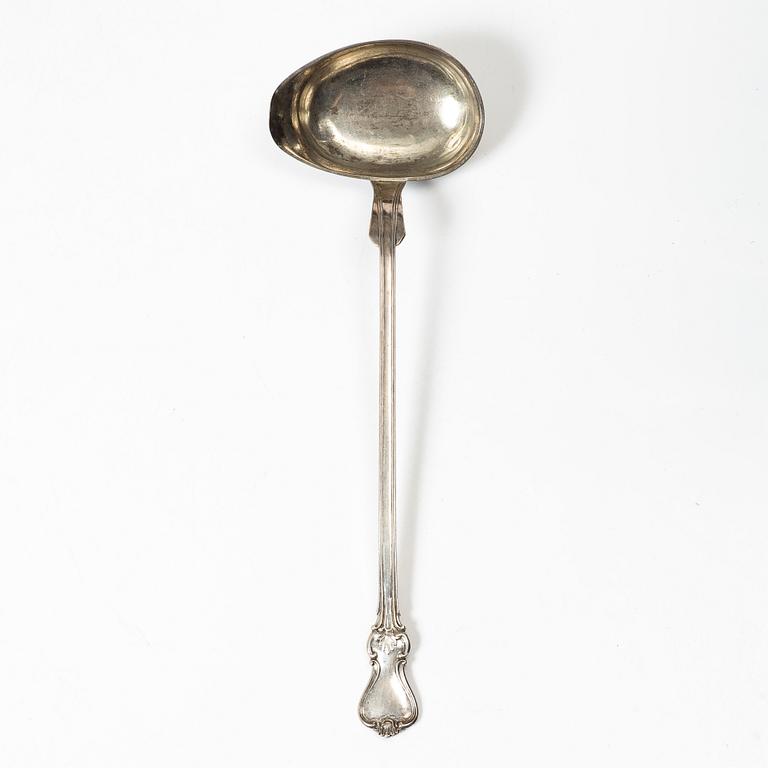 A silver ladle, 'Olga', P.G. Okblad, 1952.