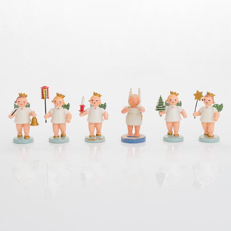 A 16-piece Angel orchestra, Germany mid-20th century.