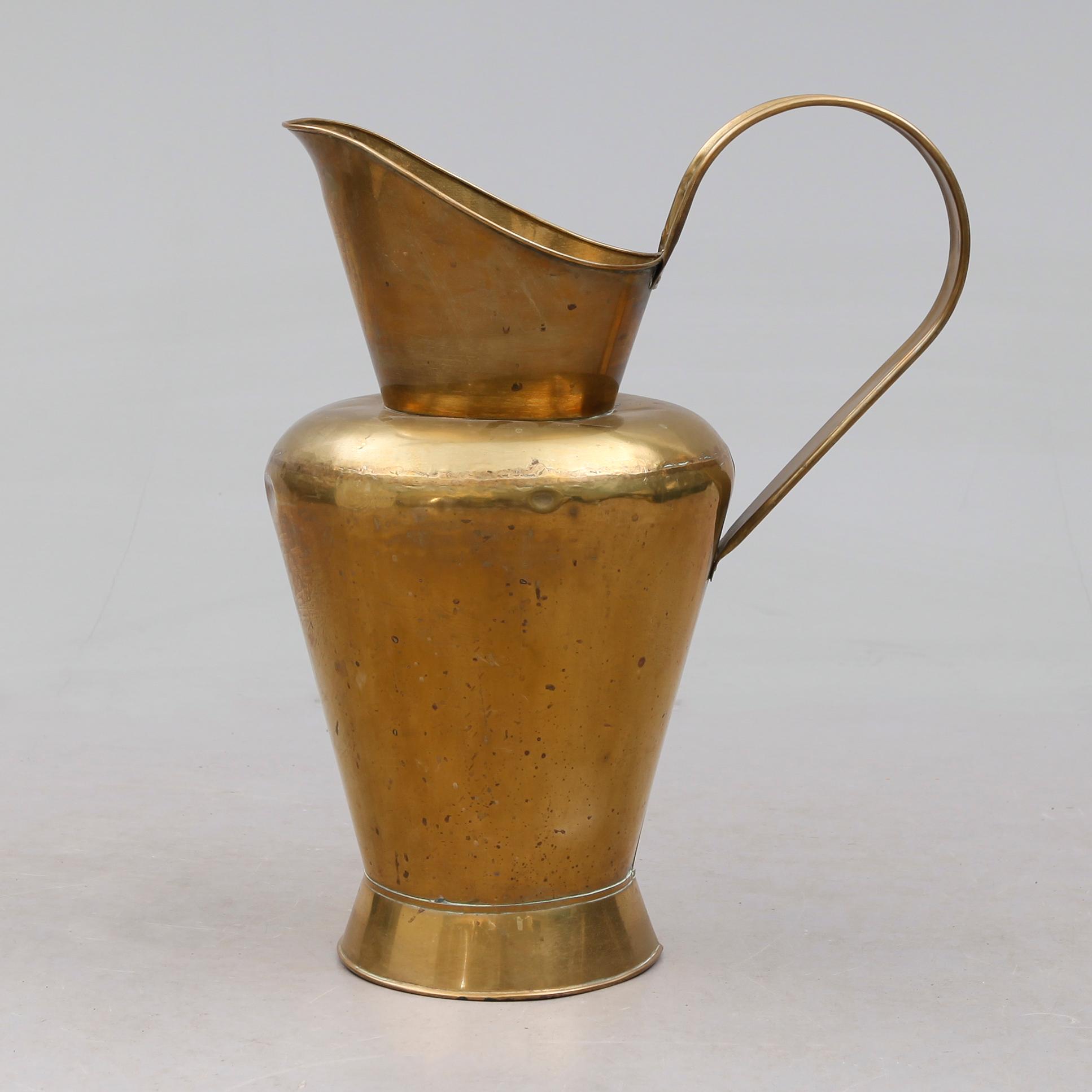 PARAPLYSTÄLL, mässing, 1900-tal.