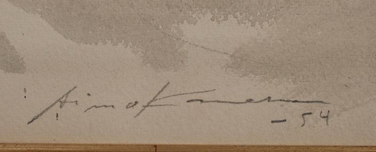 AIMO KANERVA, signerad och daterad -54.