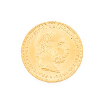 Gold coin, Austria-Hungary, 20 Corona, 1895.