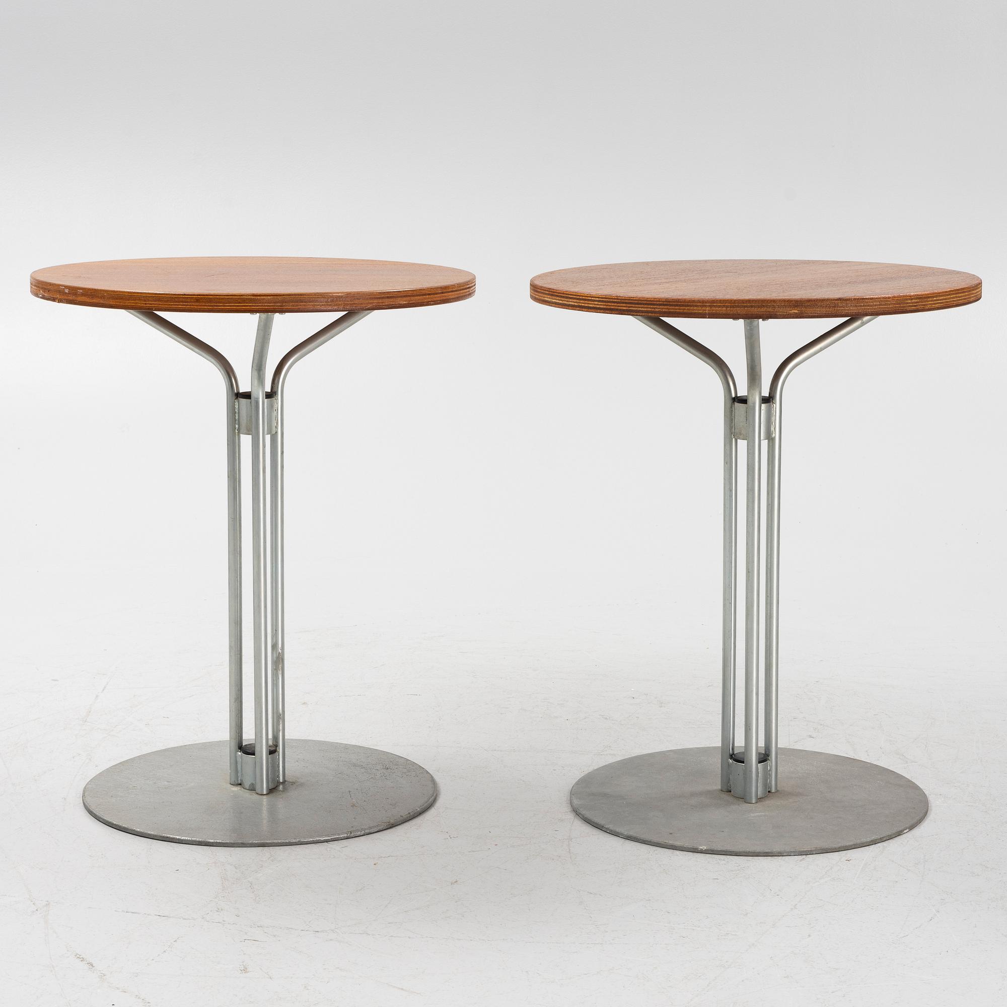 Cafébord, 2st, 1980-tal.