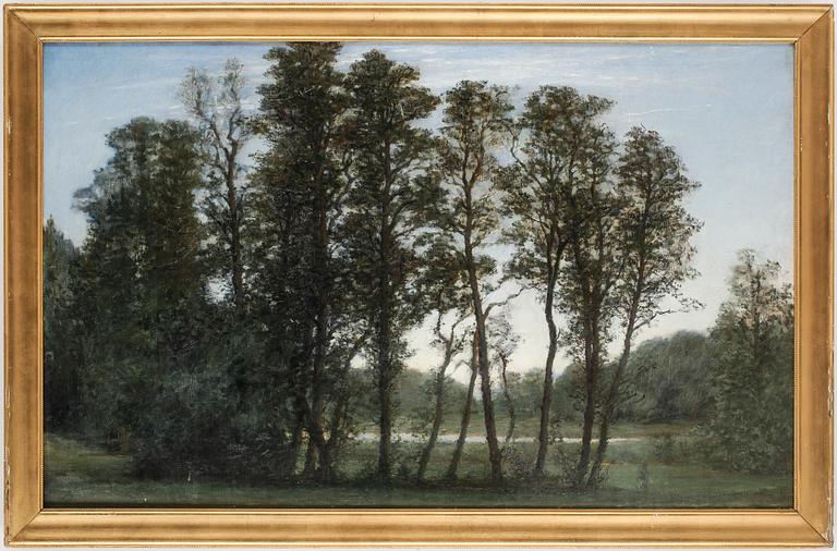 OKÄND KONSTNÄR, olja på duk, 1800/1900-tal.