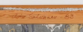 Asta Salminen, a unique weave signed and dated -83.