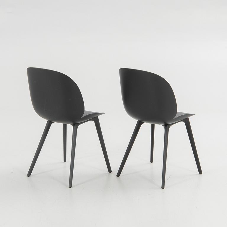 GamFratesi, chairs, 4 pcs, "Beetle Chair", Gubi, Denmark.