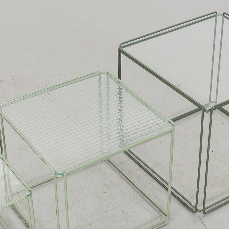 A SET OF NESTING TABLES BY MAX SAUZE.