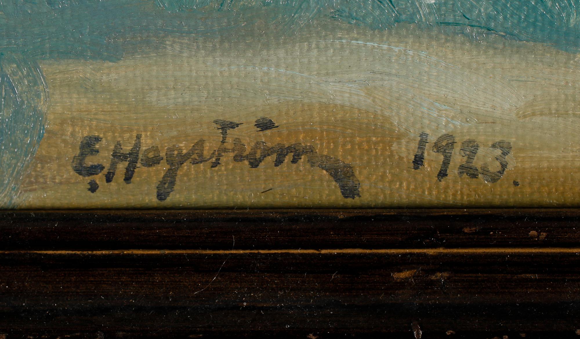 EMIL HAGSTRÖM, olja på duk, signerad och daterad 1923.