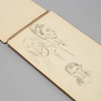 JOHANNES RIAN, sketch book, dated Paris, May 1929.