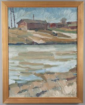 HANNES SIIVONEN, öljy kankaalle, signeerattu ja päivätty -62.