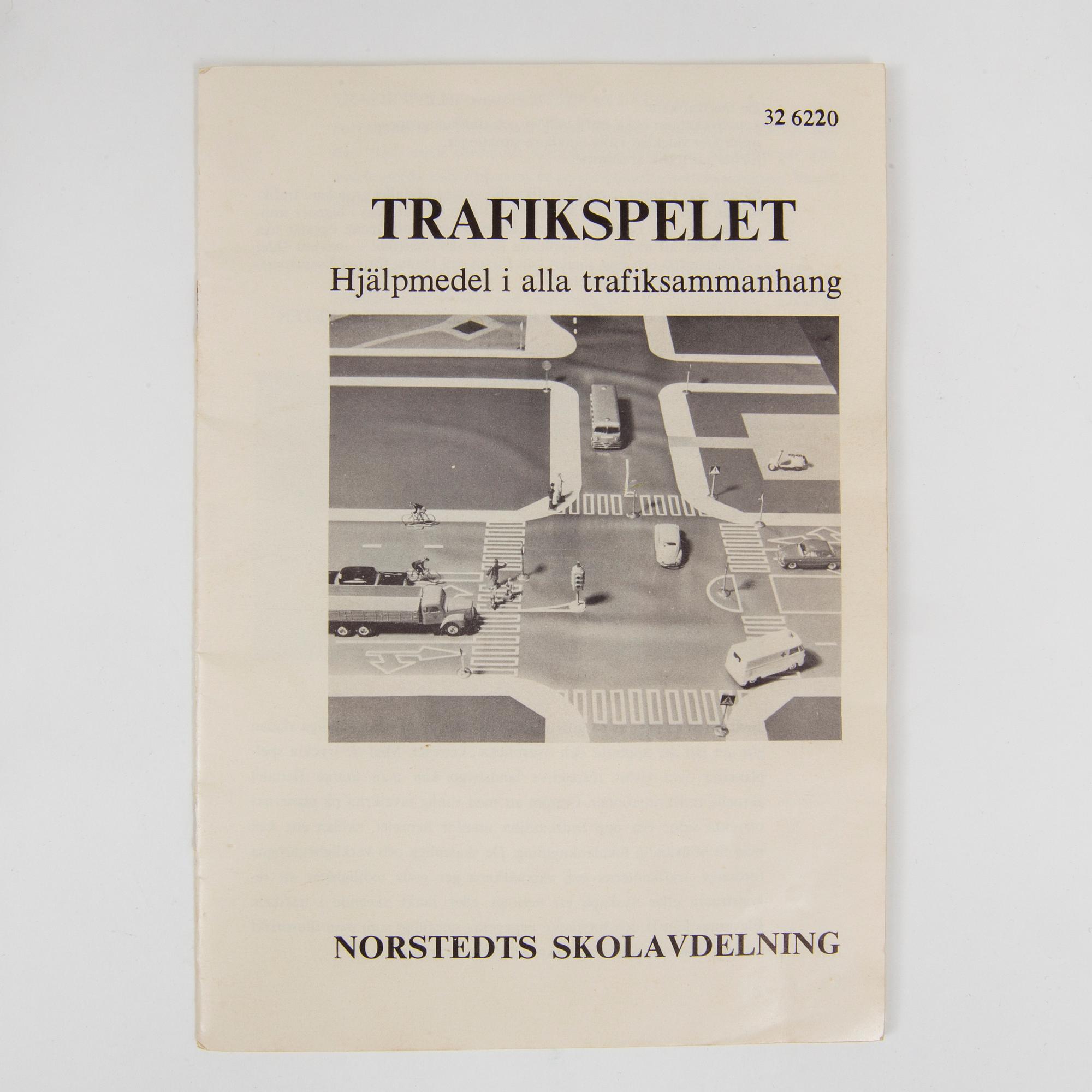 A set of Norstedts trafikspel containing Tekno and Lesney vehicles 1960s.