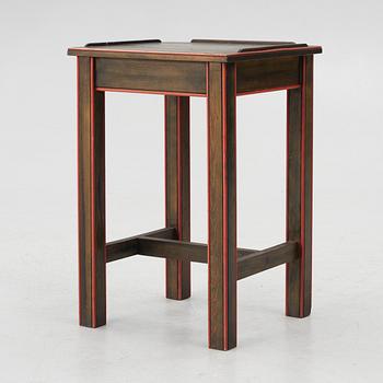 Bedside table, Art Nouveau, dated AD 1908.