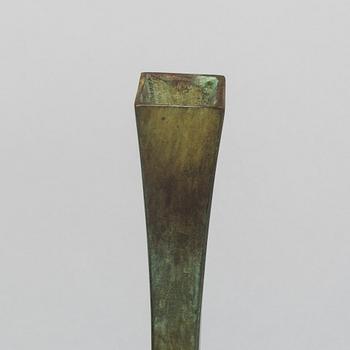 LJUSSTAKAR OCH VAS, 2+1 st,brons GAB design Jacob Ängman.